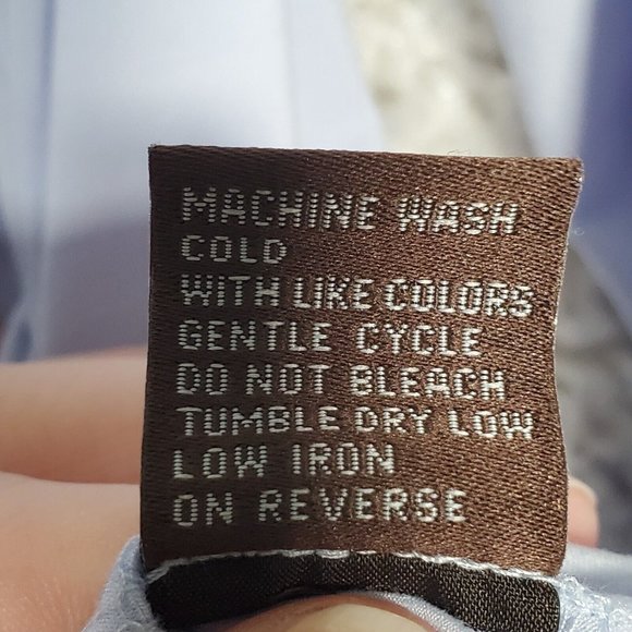 J McLaughlin Faux Wrap Top Womens Large Blue Stretch Long Sleeve Pullover Casual - Picture 6 of 11